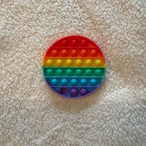 Round Multicolored Pop-It 28 pops